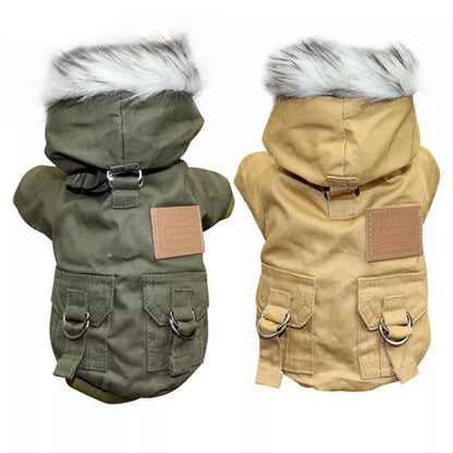 Dog Warm Hoodie Jacket - Pet Wonderland Cloud