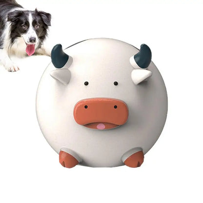 Dog Cartoon Design Squeak Ball Toy - Pet Wonderland Cloud