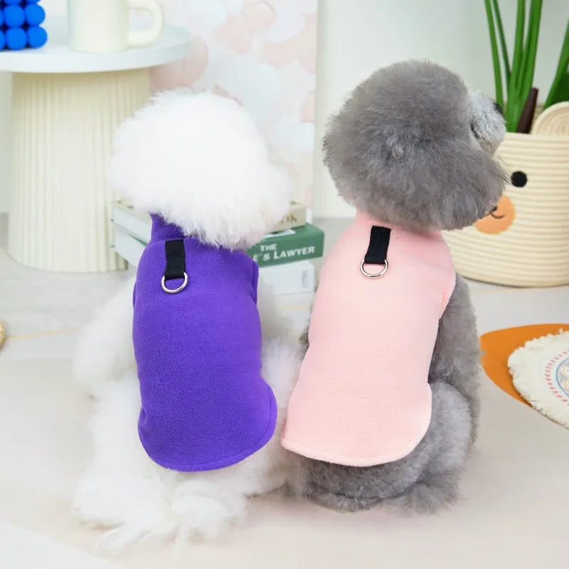 Winter Dog Soft Fleece Jacket - Pet Wonderland Cloud