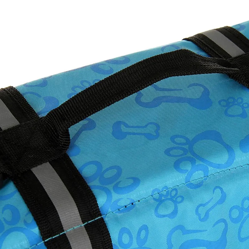 Dog Printed Reflective Swimming Vest - Pet Wonderland Cloud